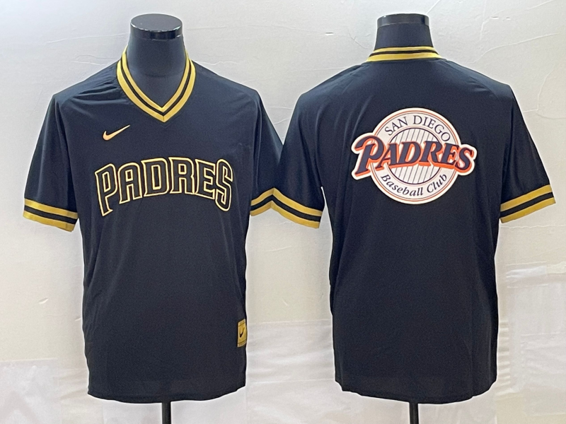 Men's San Diego Padres Black Cooperstown Collection Jersey